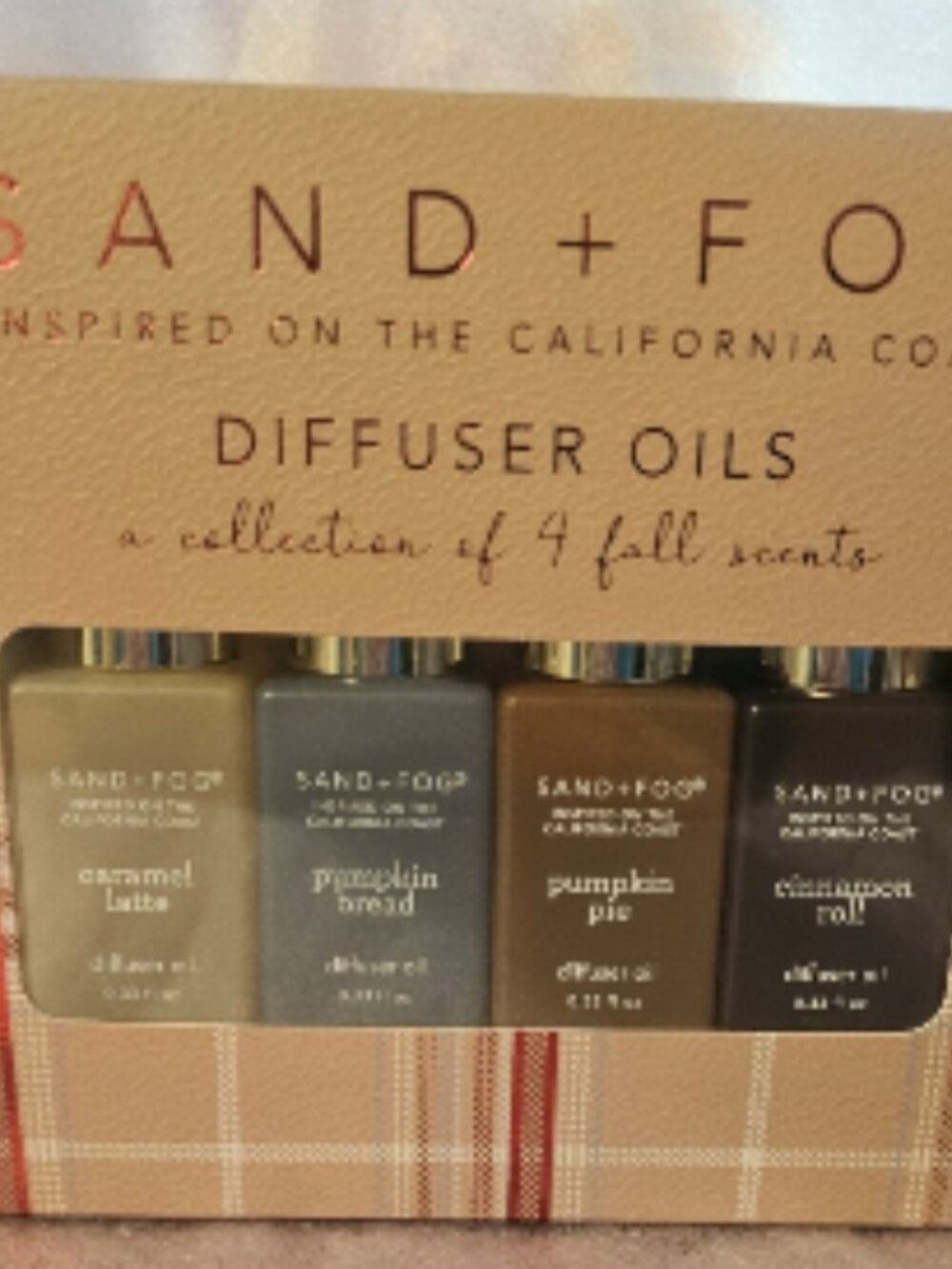 SAND + FOG Diffuser Oils – 4‑Piece Set (Fall Scents)